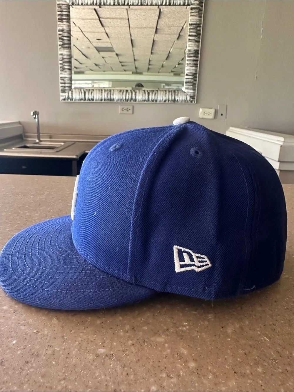 Dodger New Era Royal Blue Snapback Hat with White LA Logo